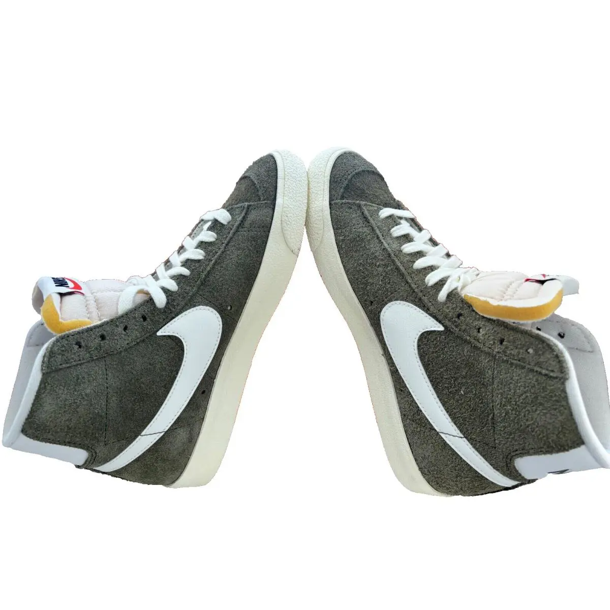 Nike shoes - NIKE BLAZER MID `77 VNTG - DV7006-201 - MEDIUM OLIVE/SAIL-COCONUT MILK 4