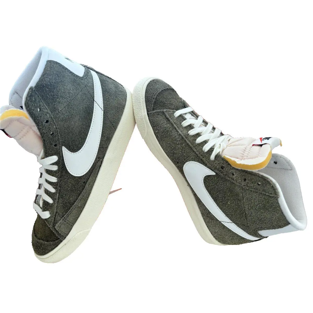 Nike shoes - NIKE BLAZER MID `77 VNTG - DV7006-201 - MEDIUM OLIVE/SAIL-COCONUT MILK 11