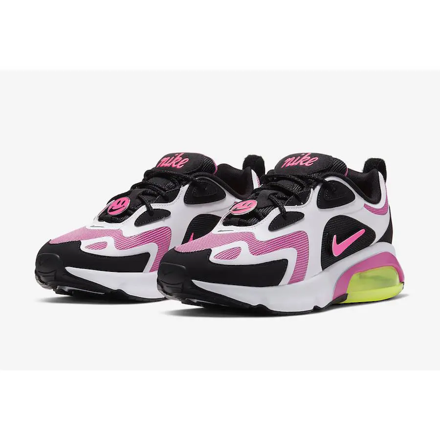 Nike shoes - Nike Air Max 200 - Air Max - CU4745-001 - White/Black/Pink/Volt 1