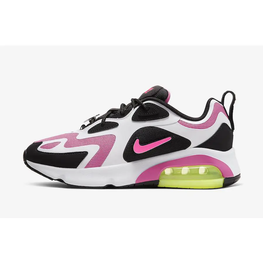 Nike shoes - Nike Air Max 200 - Air Max - CU4745-001 - White/Black/Pink/Volt 5