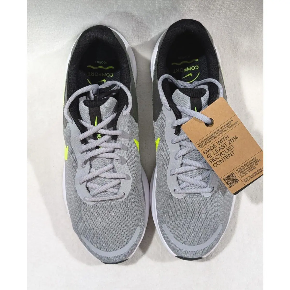 Nike shoes - Nike Revolution 7 - Revolution - FB2207-002 - Wolf Grey/Volt 9