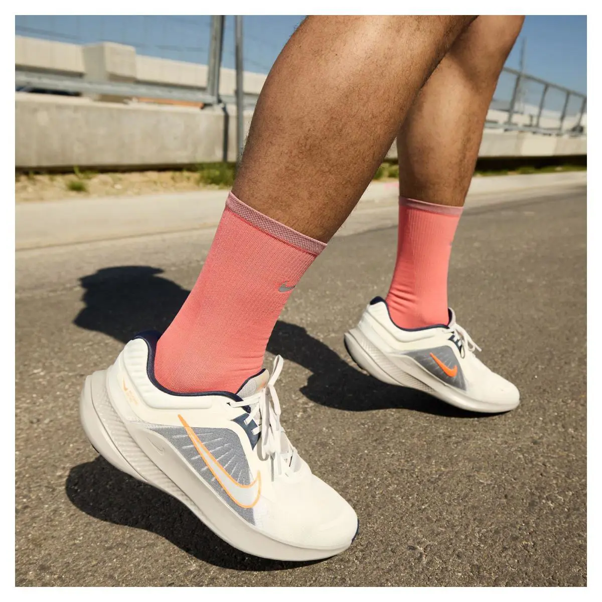 Nike shoes - Sail/Total Orange-Thunder Blue 2
