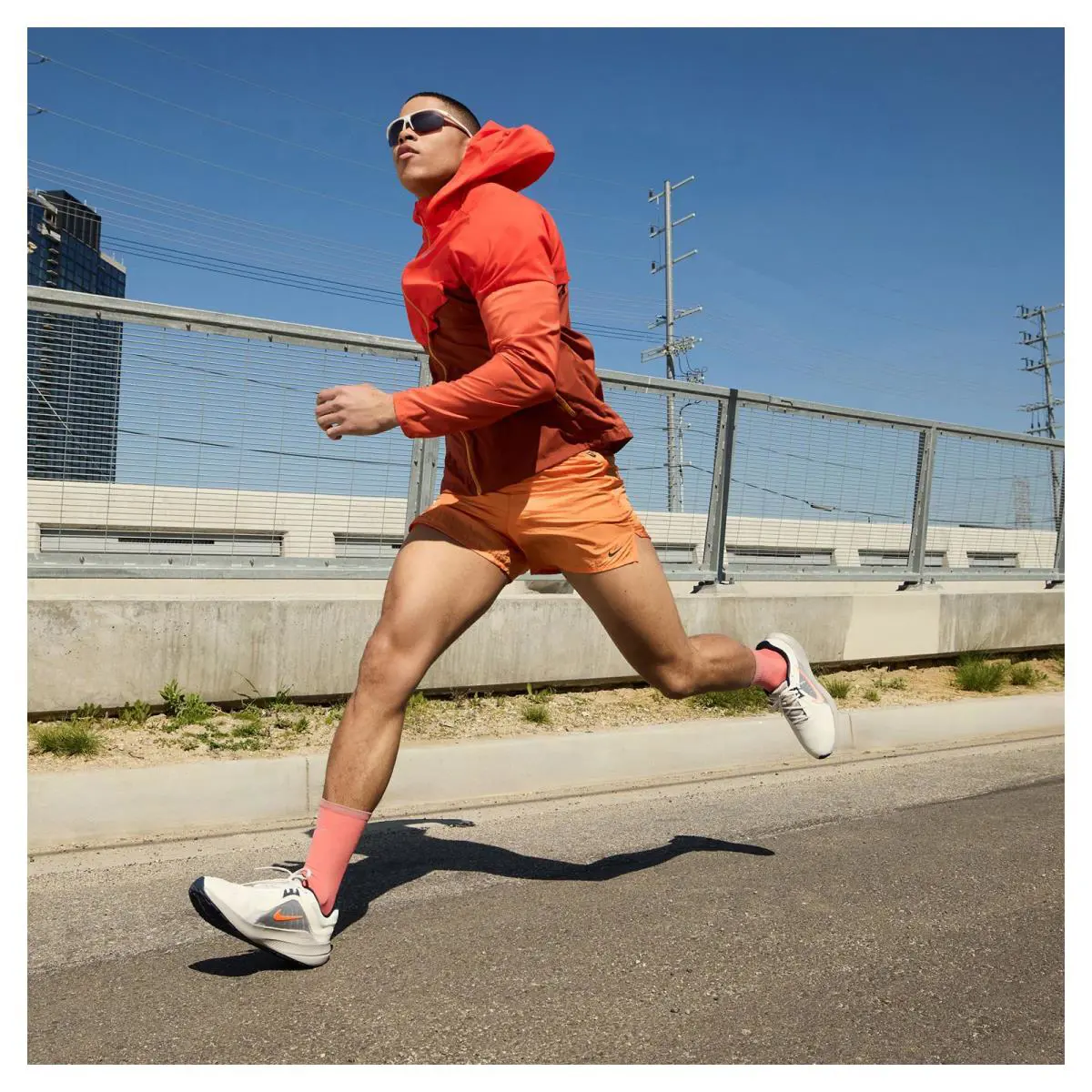 Nike shoes - Sail/Total Orange-Thunder Blue 5