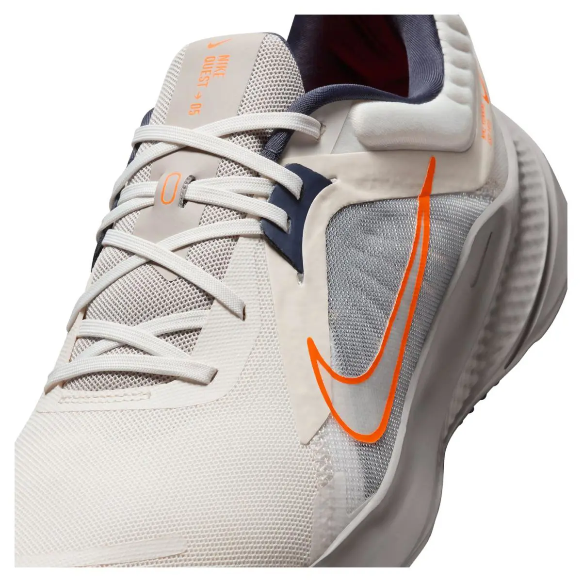 Nike shoes - Sail/Total Orange-Thunder Blue 7