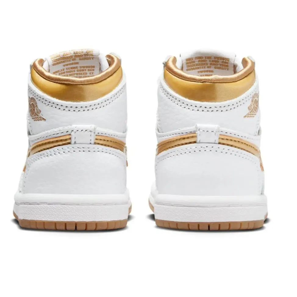 Nike shoes - Metallic Gold /White 3