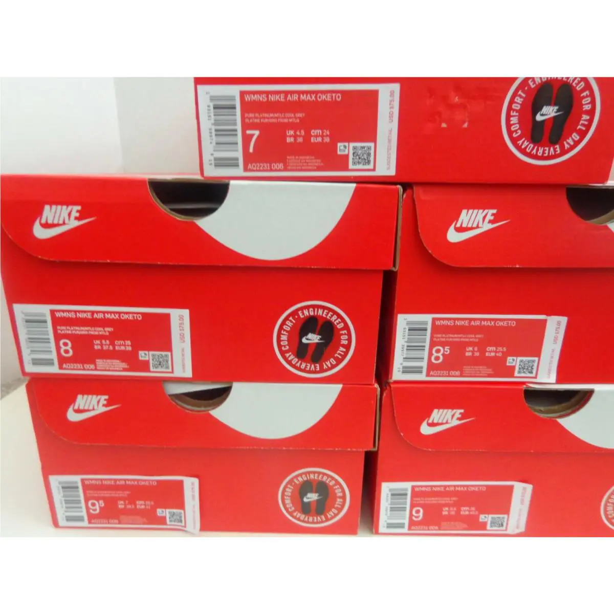 Nike shoes - Oketo - Oketo - Pure Platinum, Metallic Cool Grey 7