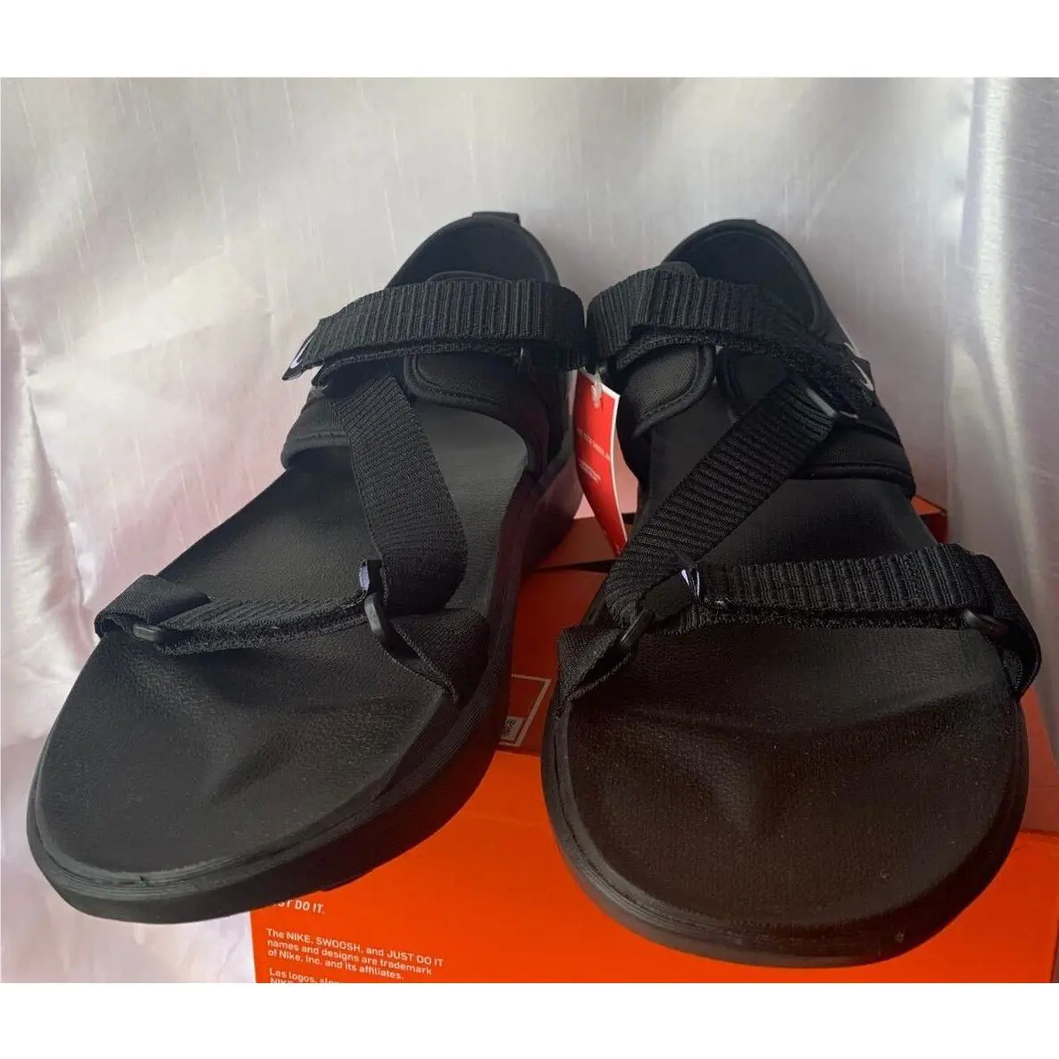 Nike shoes - Nike Sandals - Sandals - DJ6606 001 - BLACK/WHITE-BLACK, Manufacturer: DJ6606 001 6