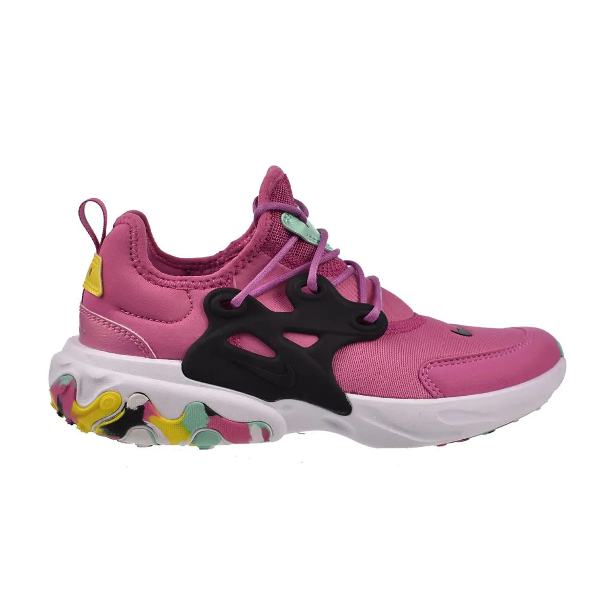 Nike React Presto MC GS Big Kids` Shoes Cosmic Fuchsia-camo CD8138-600 - Cosmic Fuchsia-Camo