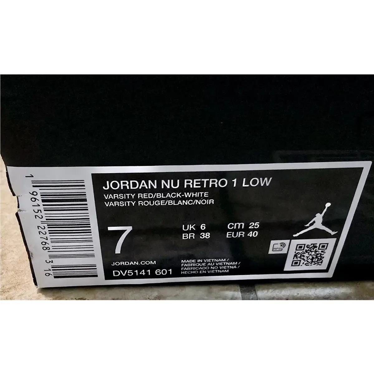 Nike shoes - Jordan Nu Retro 1 - Retro - DV5141-601 - Varsity Red/Black-White 9