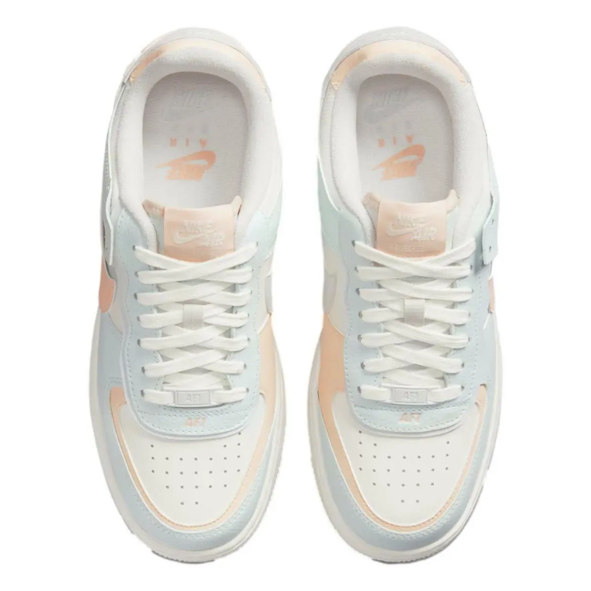 Nike shoes - Nike Air Force Shadow - Air Force Shadow - CU8591-104 - Sail/Barely Green-Crimson Tint 3