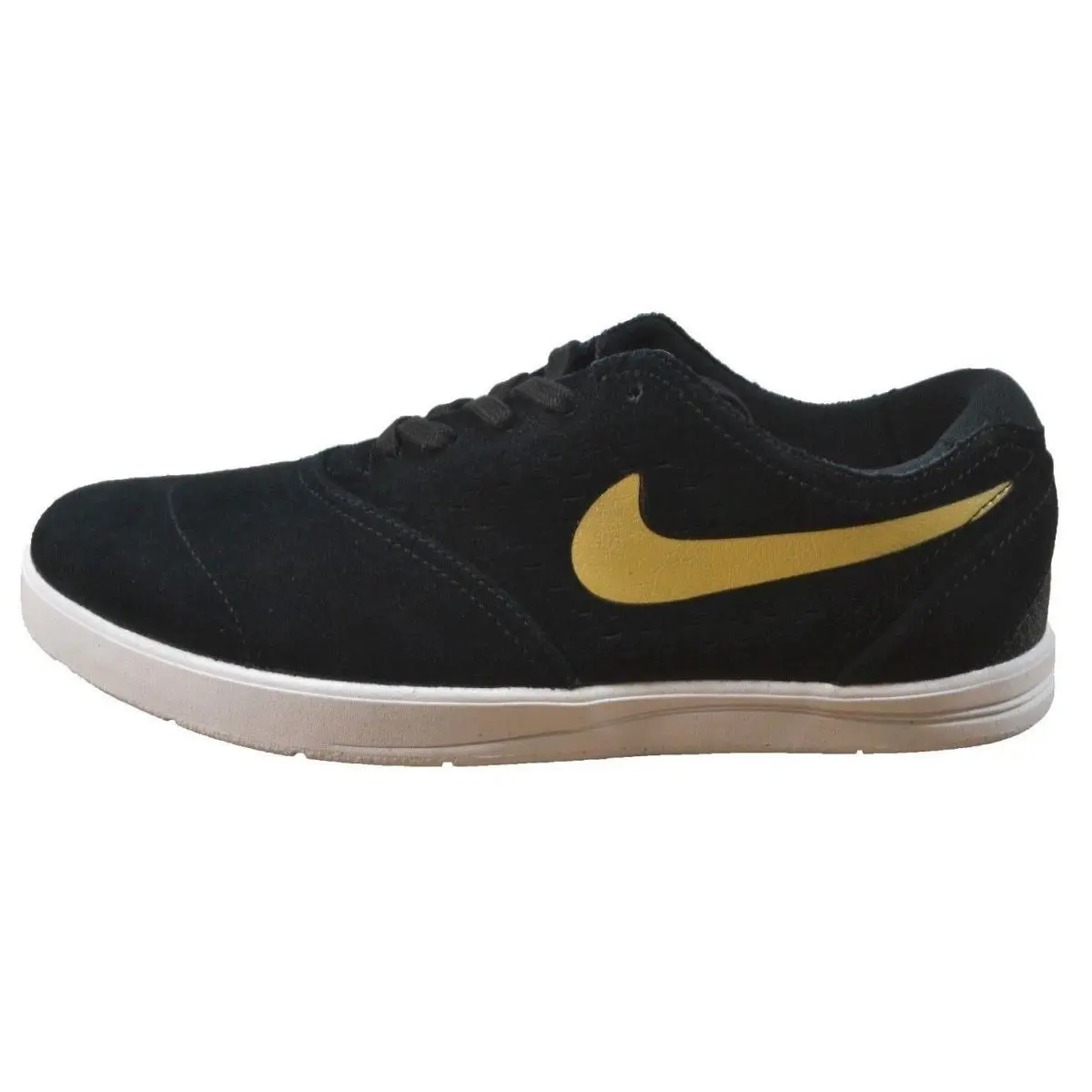 Nike Eric Koston 2 Black Metallic Gold Skate 580418-070 244 Men`s Shoes
