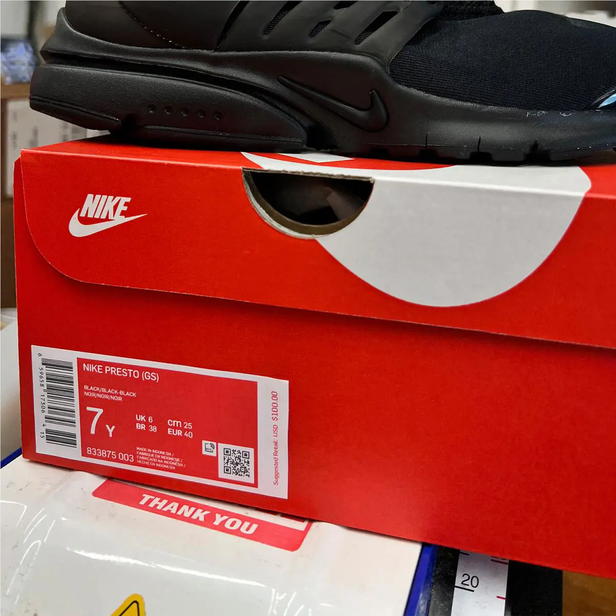 Nike shoes - Huarache Run GS J - Huarache Run - Black 4