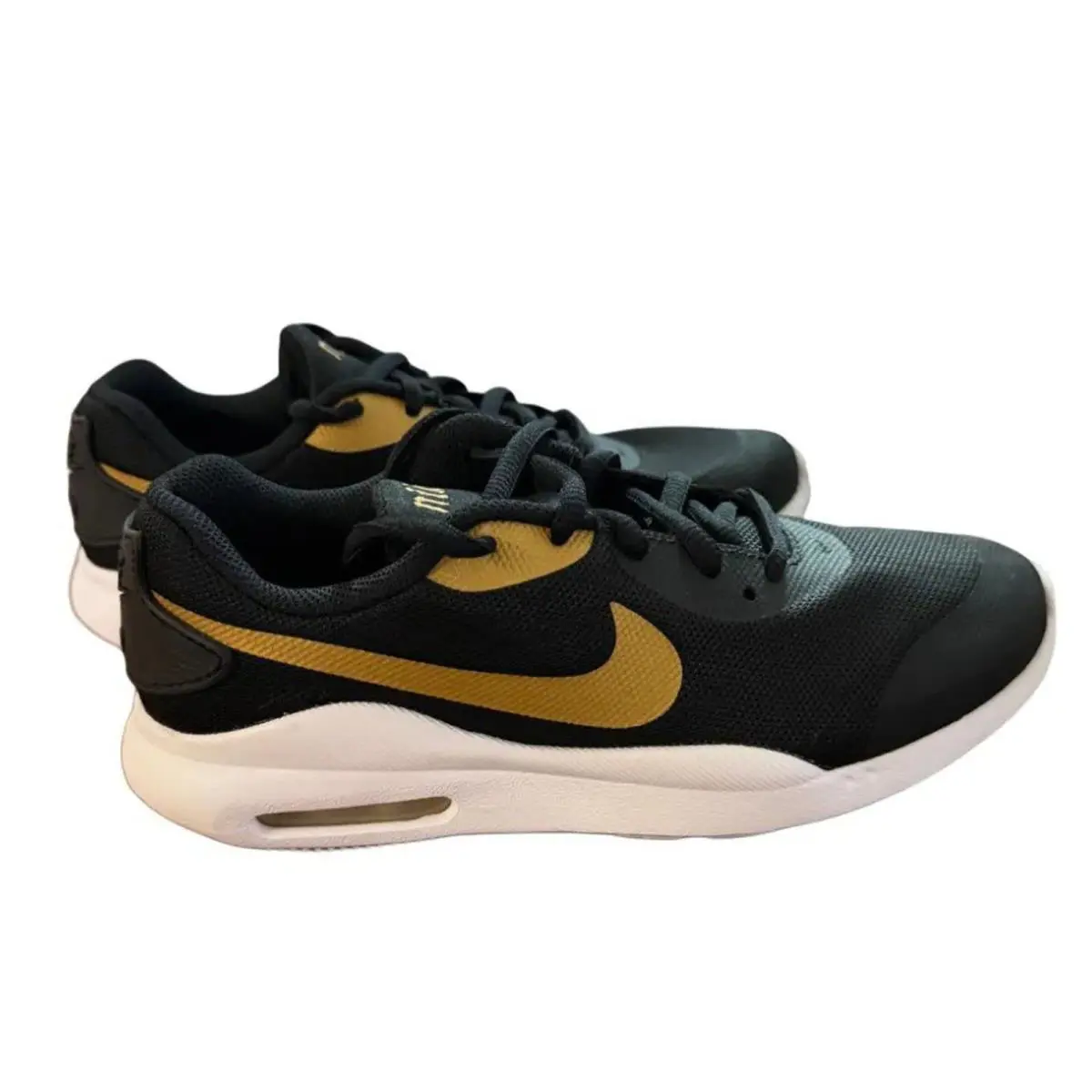 Nike shoes - Nike Air Max Oketo VTB (GS) - AT6656 001 - Black/Metallic Gold-White 4