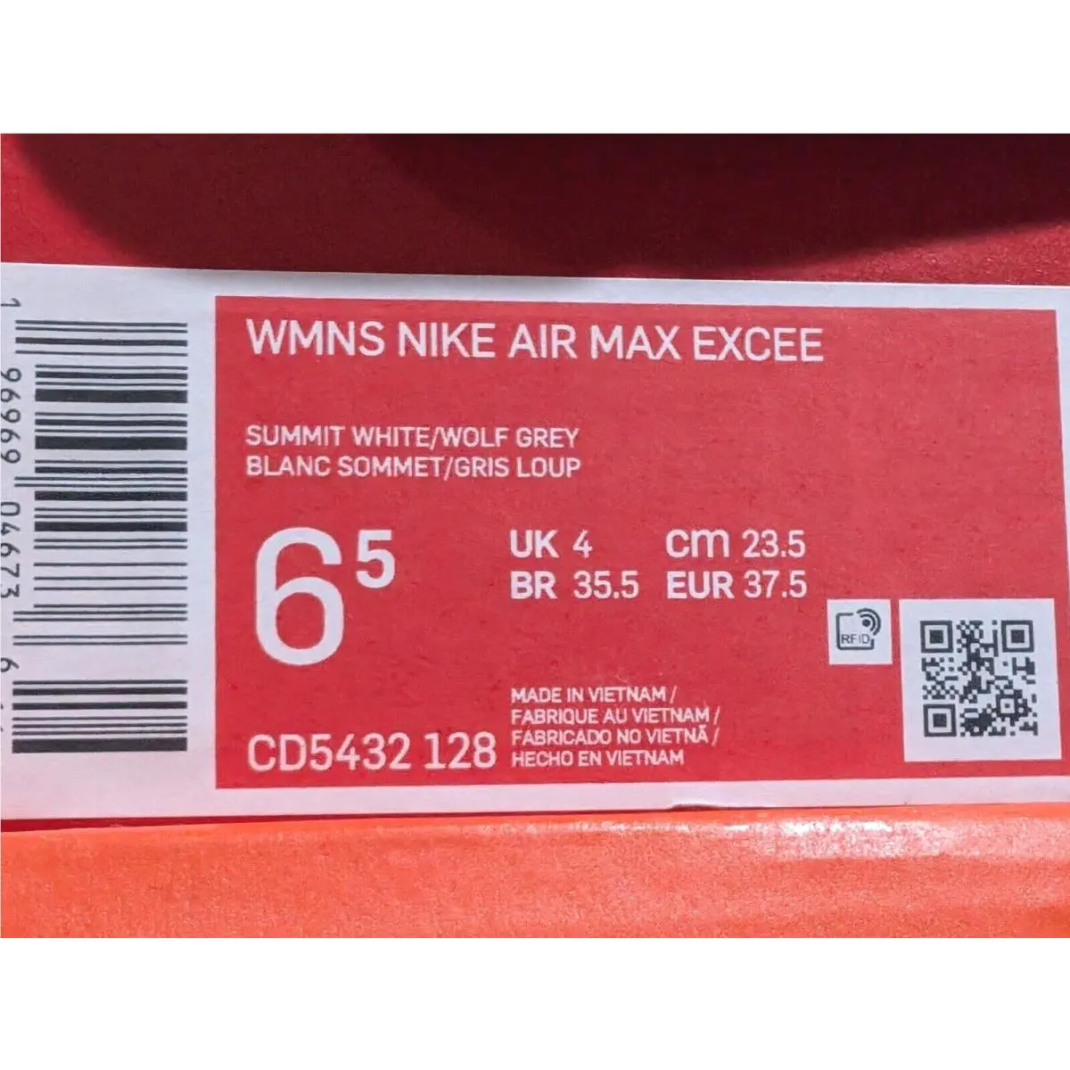 Nike shoes - Nike Air Max Excee - Air Max Excee - CD5432-128 - White/Grey/Blue 7