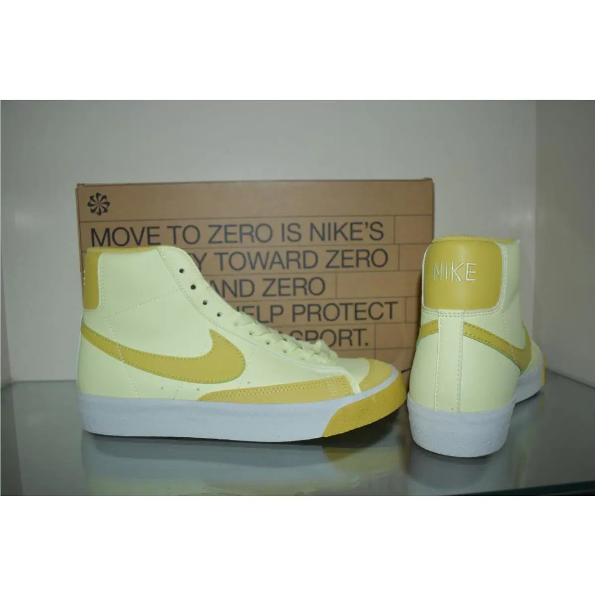 Nike shoes - Nike Blazer Mid `77 SE - DM1000 800 - Yellow 1