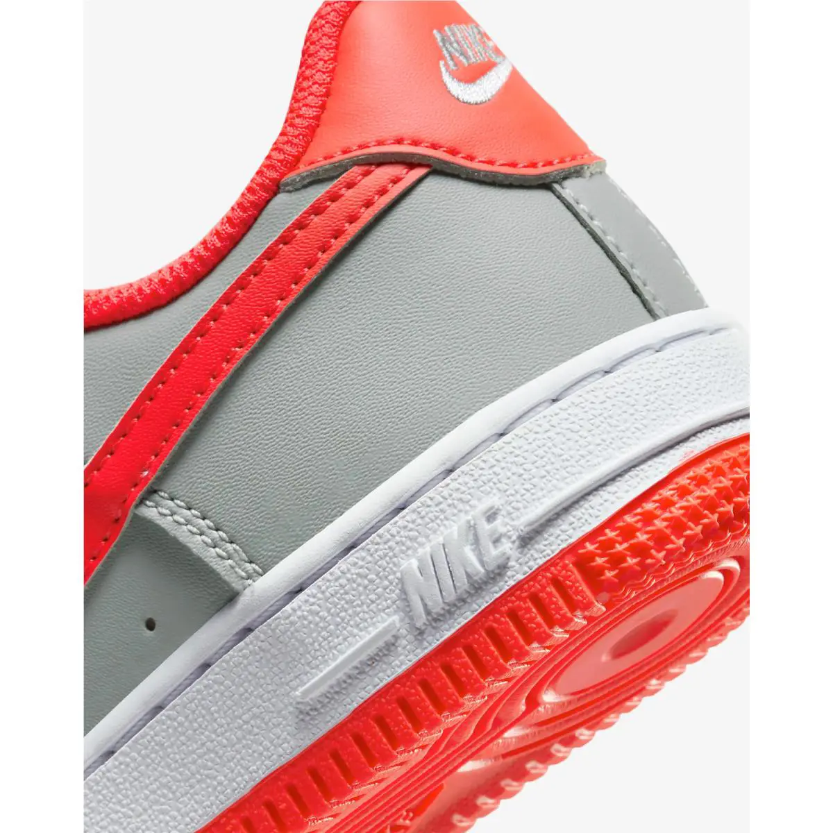 Nike shoes - Nike Air Force 1 - Air Force - CZ1685-005 - Light Smoke Grey/White/Bright Crimson 6