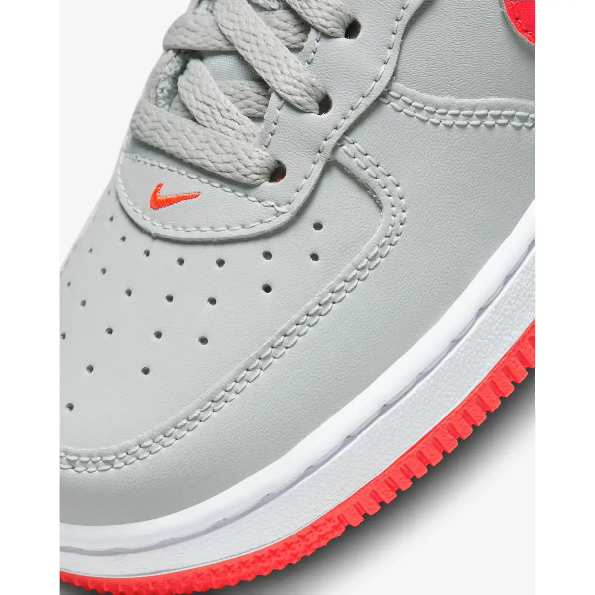 Nike shoes - Nike Air Force 1 - Air Force - CZ1685-005 - Light Smoke Grey/White/Bright Crimson 5
