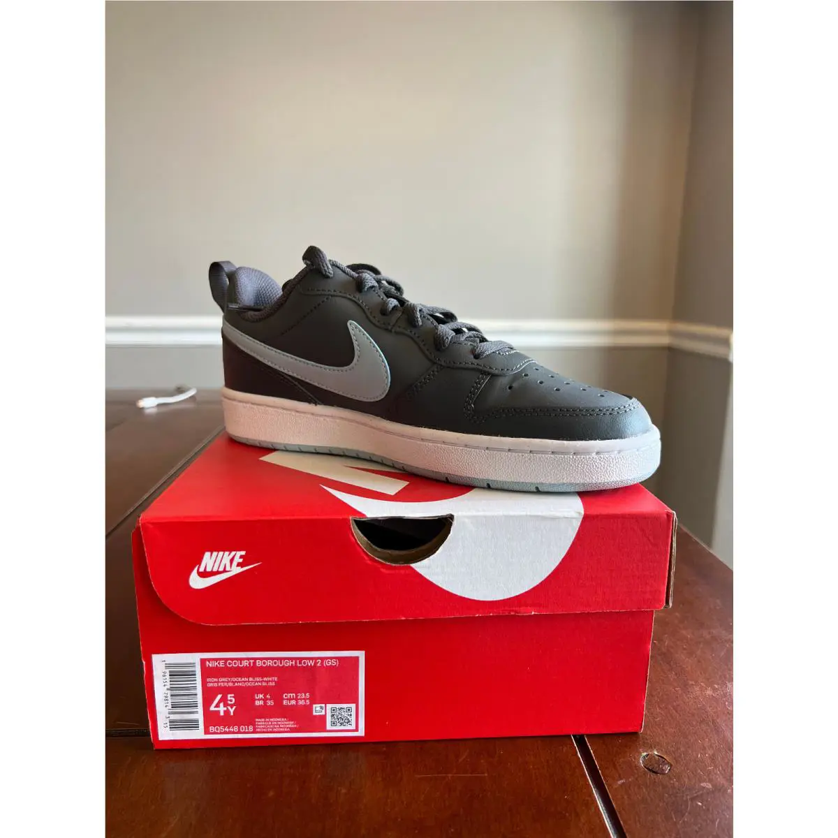 Nike shoes - Nike Court Borough - Court Borough - Gray 2