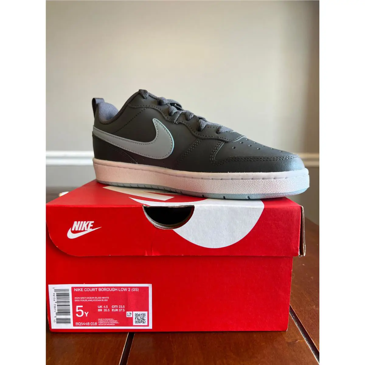 Nike shoes - Nike Court Borough - Court Borough - Gray 1