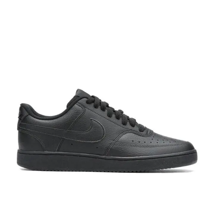 Men Nike Court Vision Lo Lifestyle Athletic Shoes Sneaker Black/black CD5463 002 - Black
