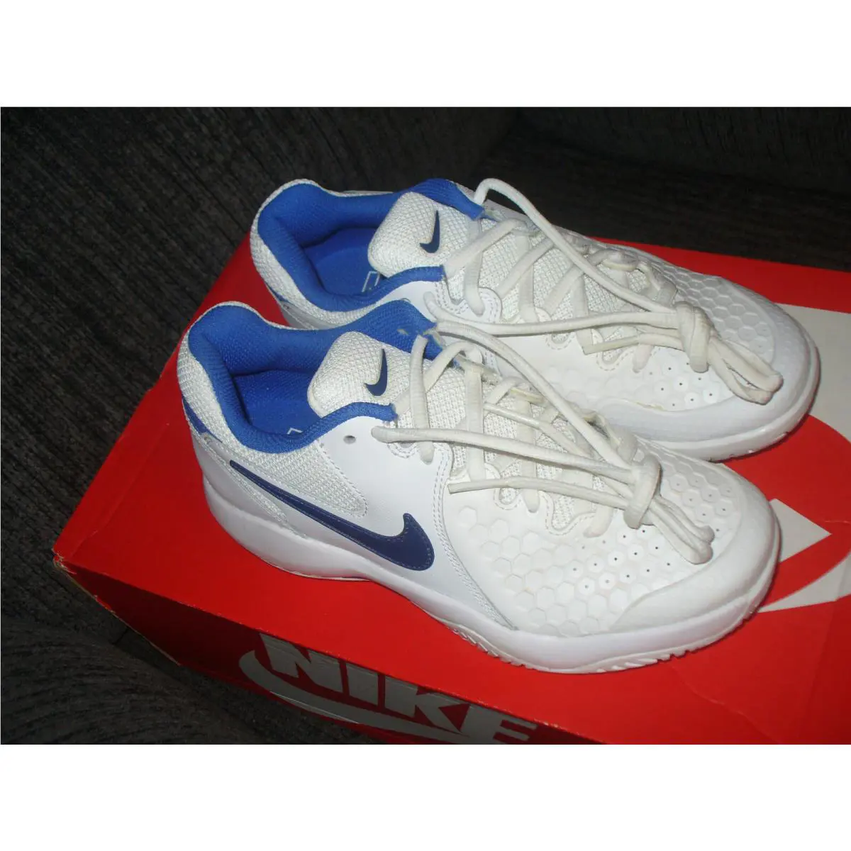 Nike shoes - Nike Zoom Air - Zoom Air - White/Blue Trim 1