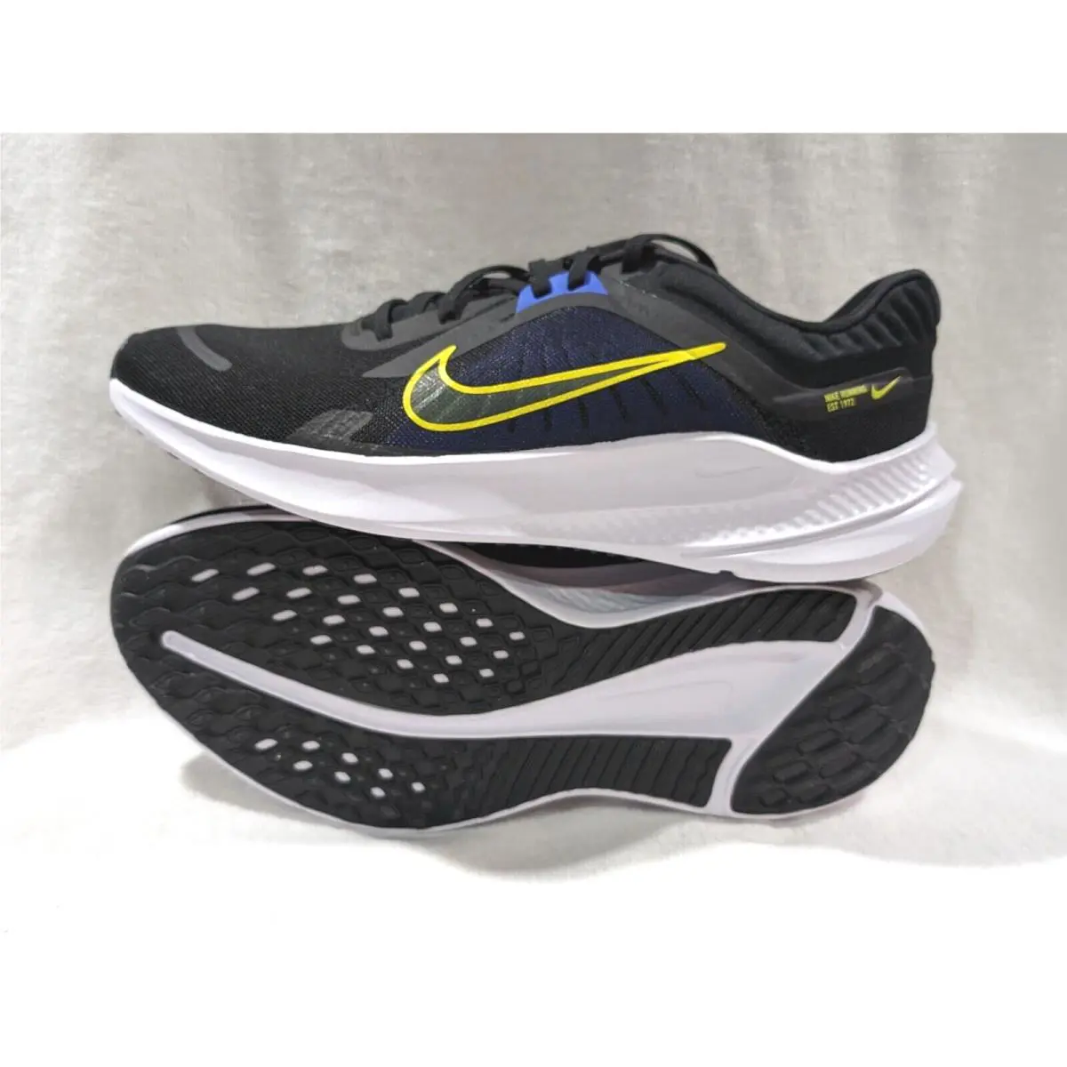 Nike shoes - Nike Quest 5 - Quest - DD0204-008 - Black/Yellow/Blue 2