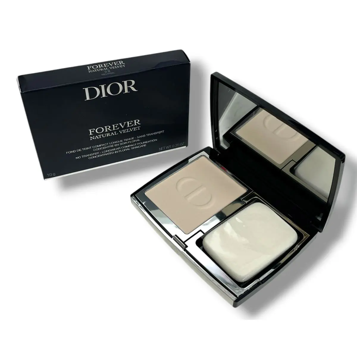 Forever Natural Velvet Longwear Compact Foundation 10g/0.35oz You Pick 0N Neutral by Dior