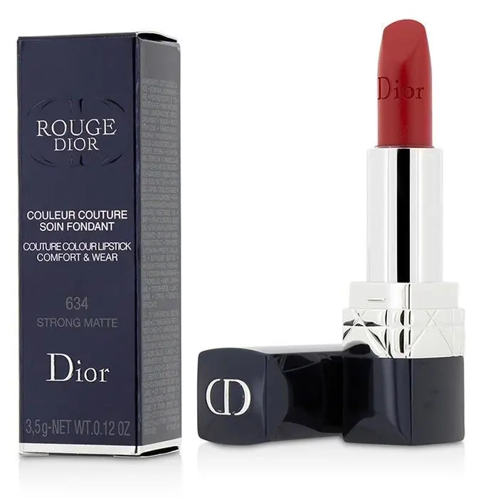Christian  Rouge  Lipstick - Luxurious Long-lasting Color 634 Strong Matte by Dior
