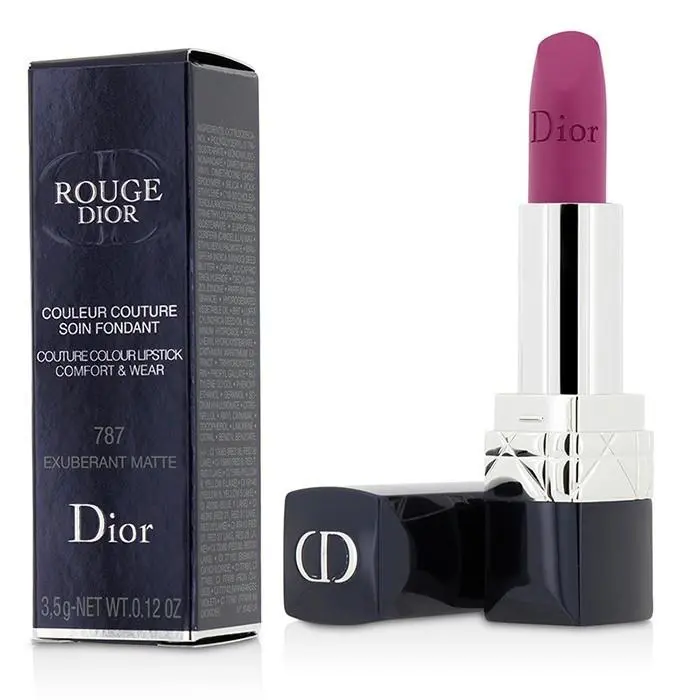 Christian  Rouge  Lipstick - Luxurious Long-lasting Color 787 Exuberant Matte by Dior