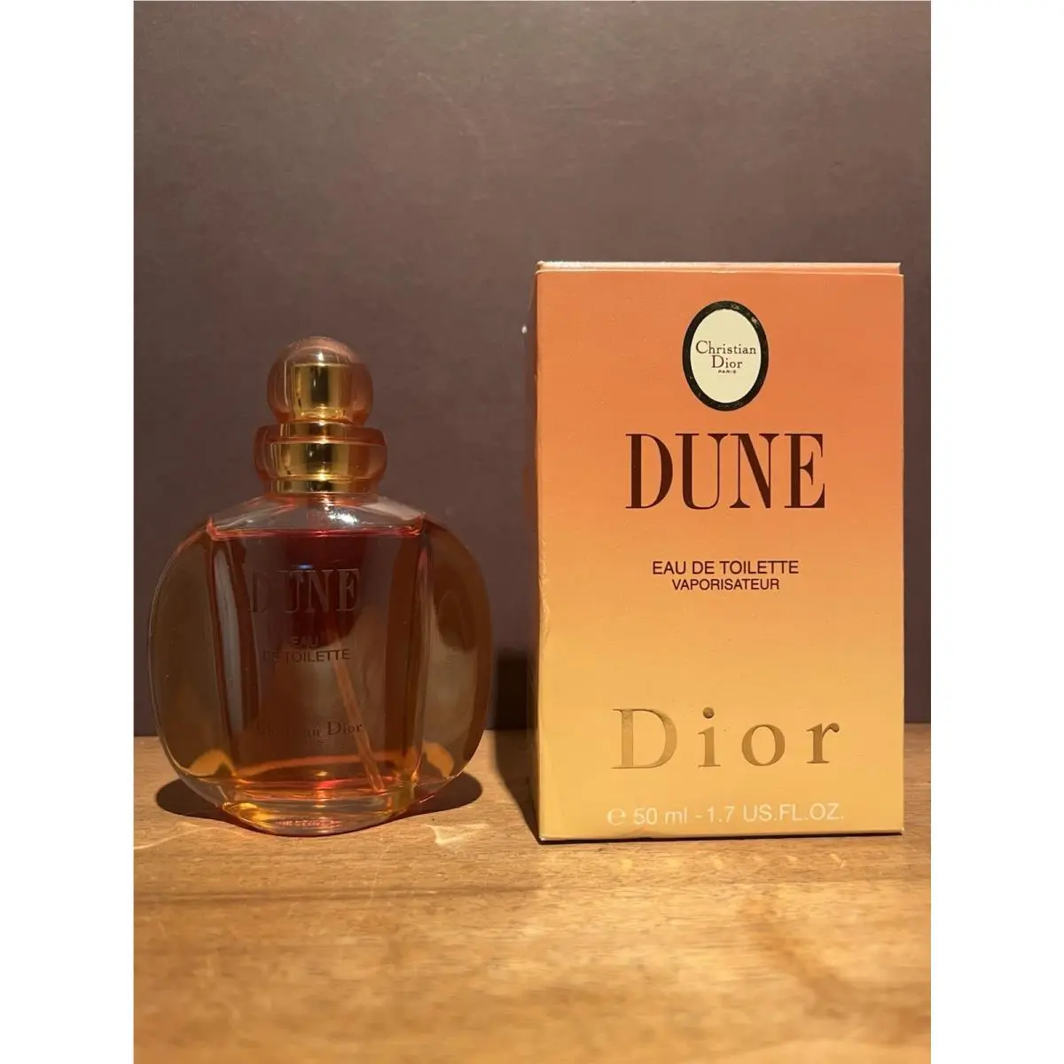 Christian Dior Dune Women`s Eau de Toilette Spray 1.7 Fl. OZ / 50 ml Rare