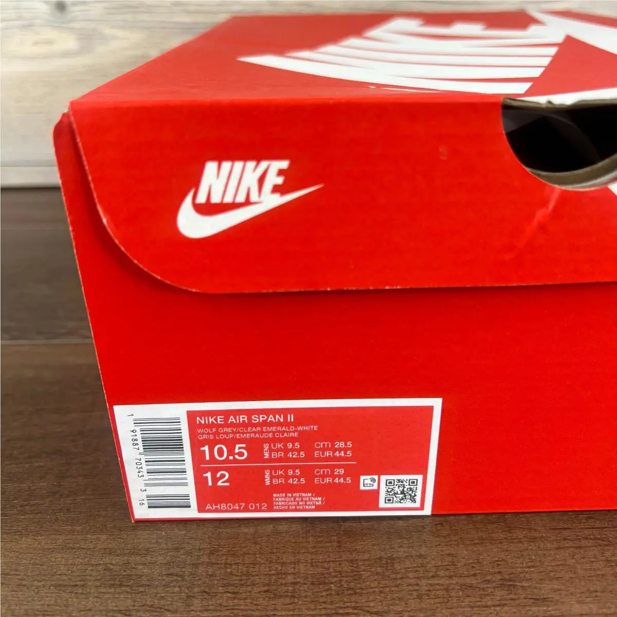 Nike shoes - Nike Air Span - Air Span - AH8047-012 - Gray (UPC: 191887703457) 7