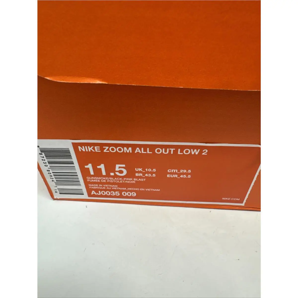 Nike shoes - Nike Zoom All Out - Zoom All Out - AJ0035-009 - Gray (UPC: 0887230809258) 6