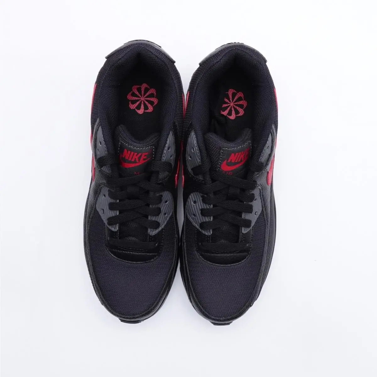 Nike shoes - Nike Air Max 90 - Air Max - FQ2428-001 - Black, Manufacturer: Black/Gym Red/Iron Grey (UPC: 196968825578) 4
