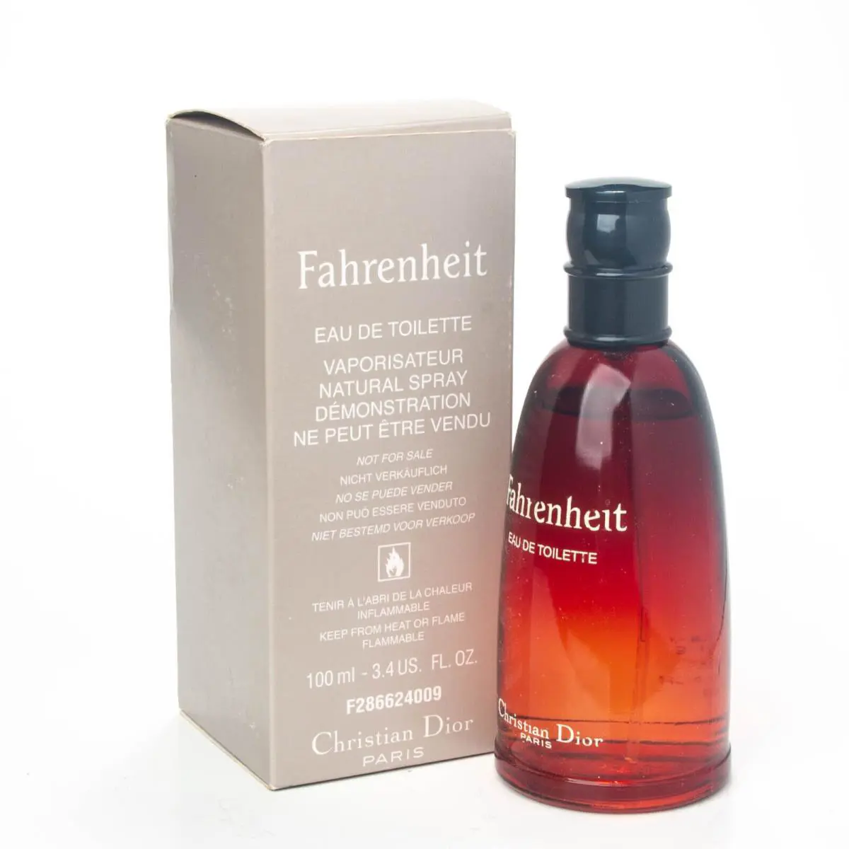 Dior Fahrenheit Edt 3.4OZ 100ml Spray Cologne Men Vintage 2003 Batch
