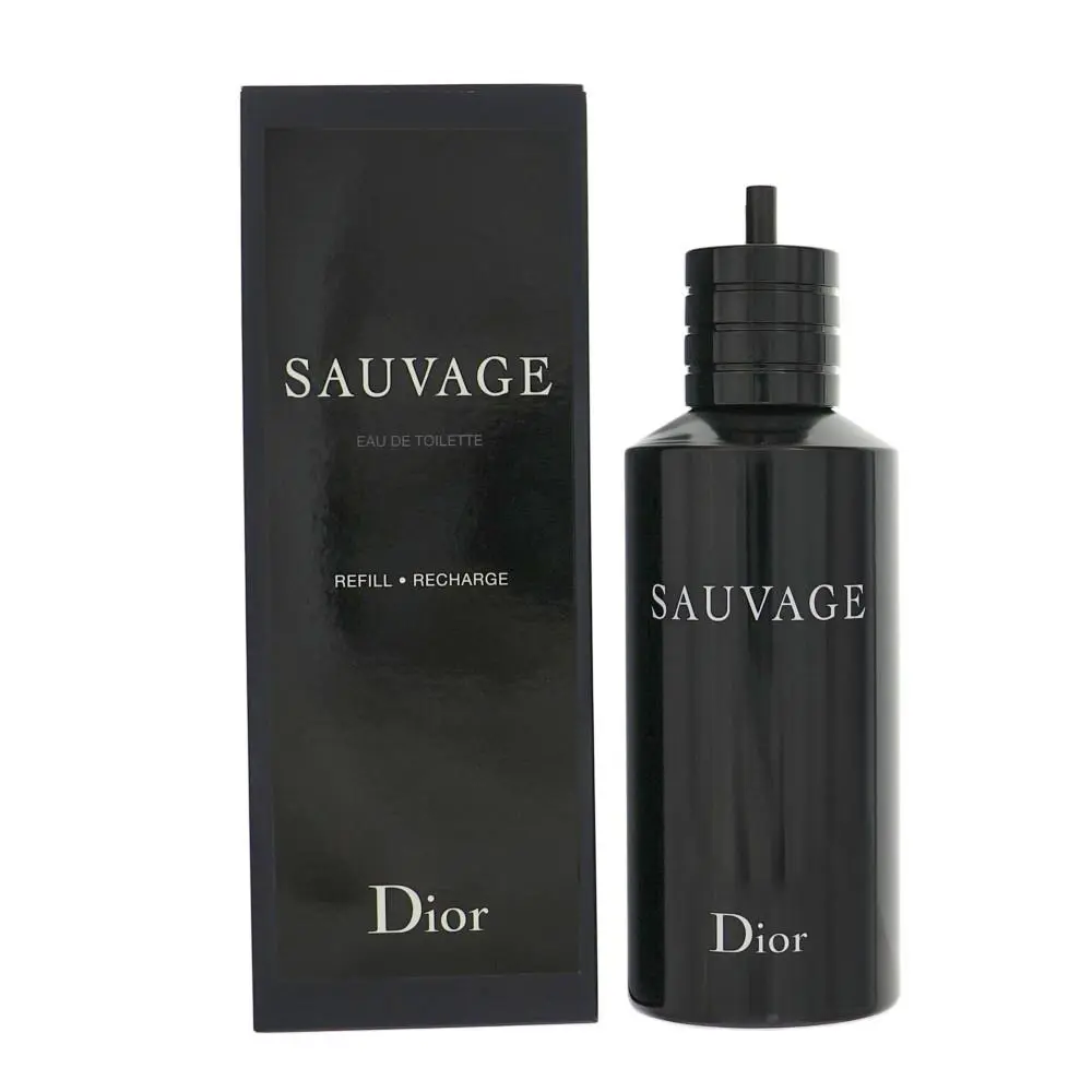 Sauvage 10.0 Oz Eau De Toilette Refill by Christian Dior Box For Men