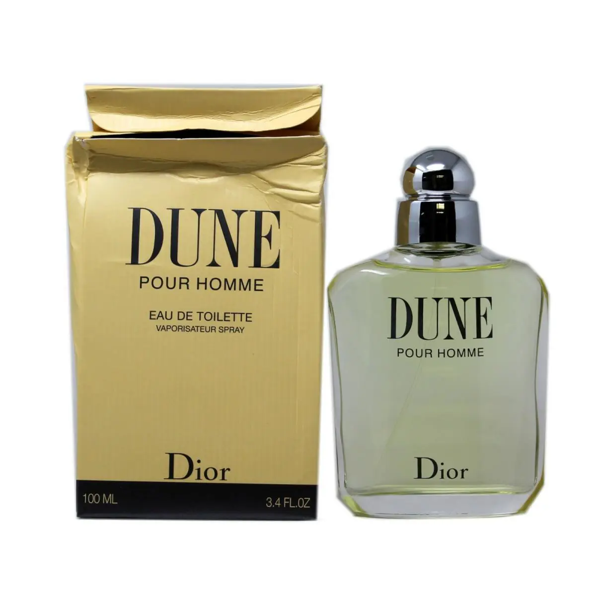 Dune Pour Homme Eau DE Toilette Natural Spray 100 ML/3.4 Oz. NO Cellophane by Dior
