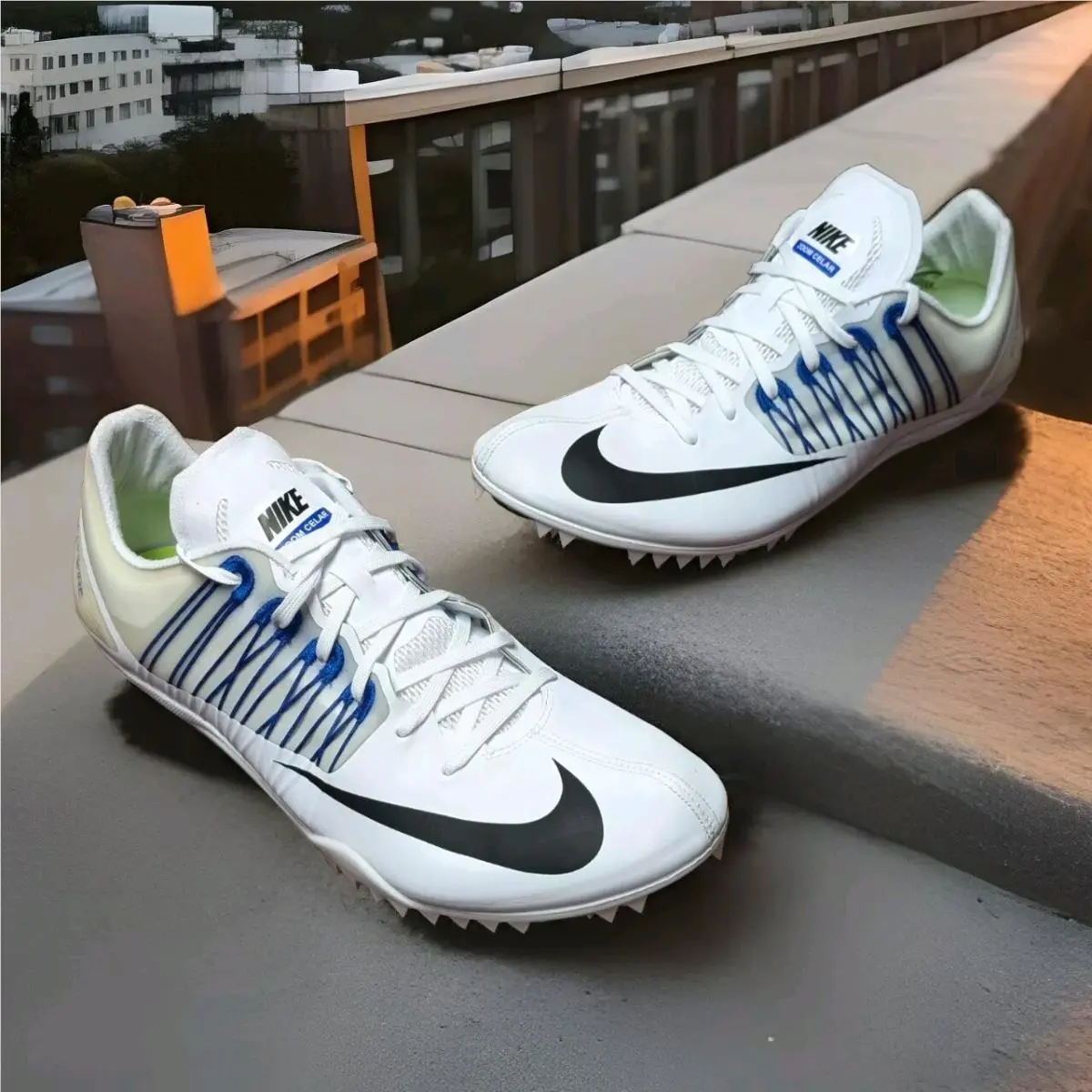 Nike Zoom Celar 5 Flywire Racer Blue Sprint Running Track Spikes Men’s 12