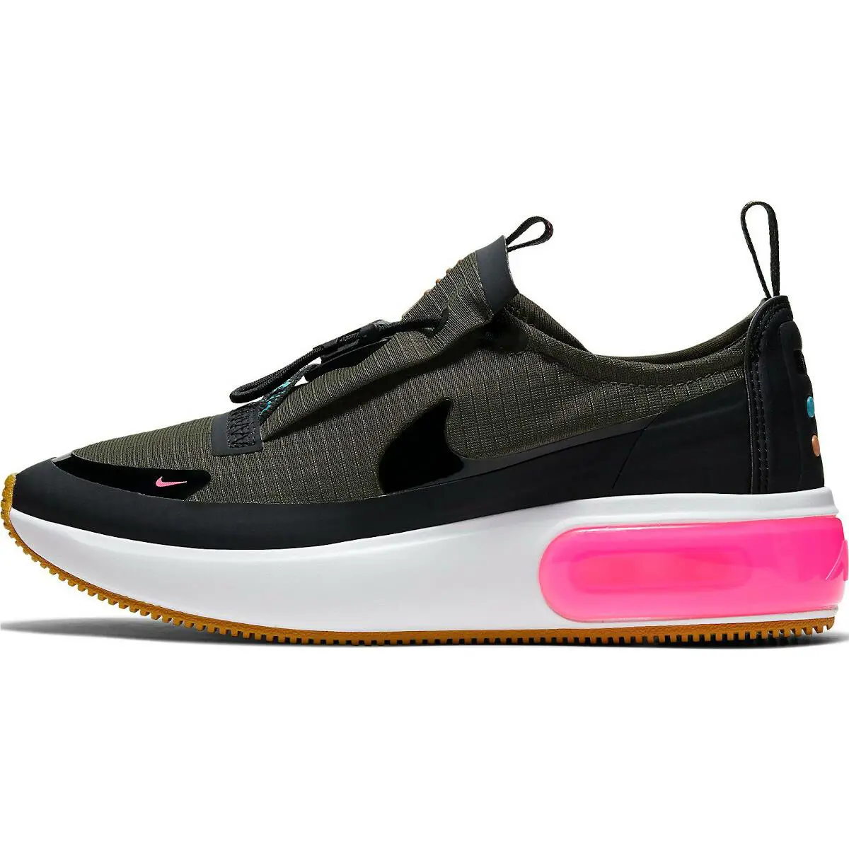 Nike shoes - W Nike Air Max Dia Winter - BQ9665 301 - Cargo Khaki/Black-Summit White-Pink-Multicolor (UPC: 193151660336) 4
