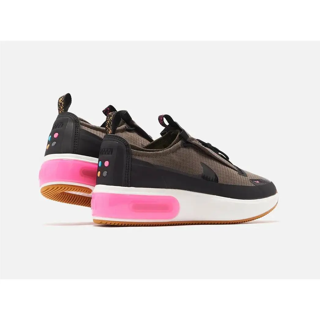 Nike shoes - W Nike Air Max Dia Winter - BQ9665 301 - Cargo Khaki/Black-Summit White-Pink-Multicolor (UPC: 193151660336) 8