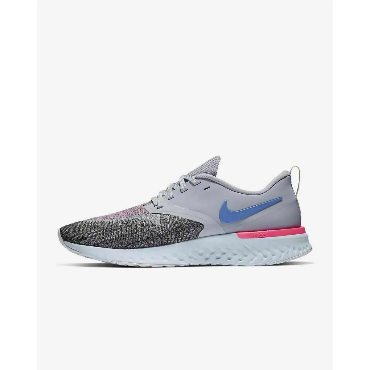 Nike shoes - Nike Odyssey React 2 Flyknit - AH1016-500 - Black 0