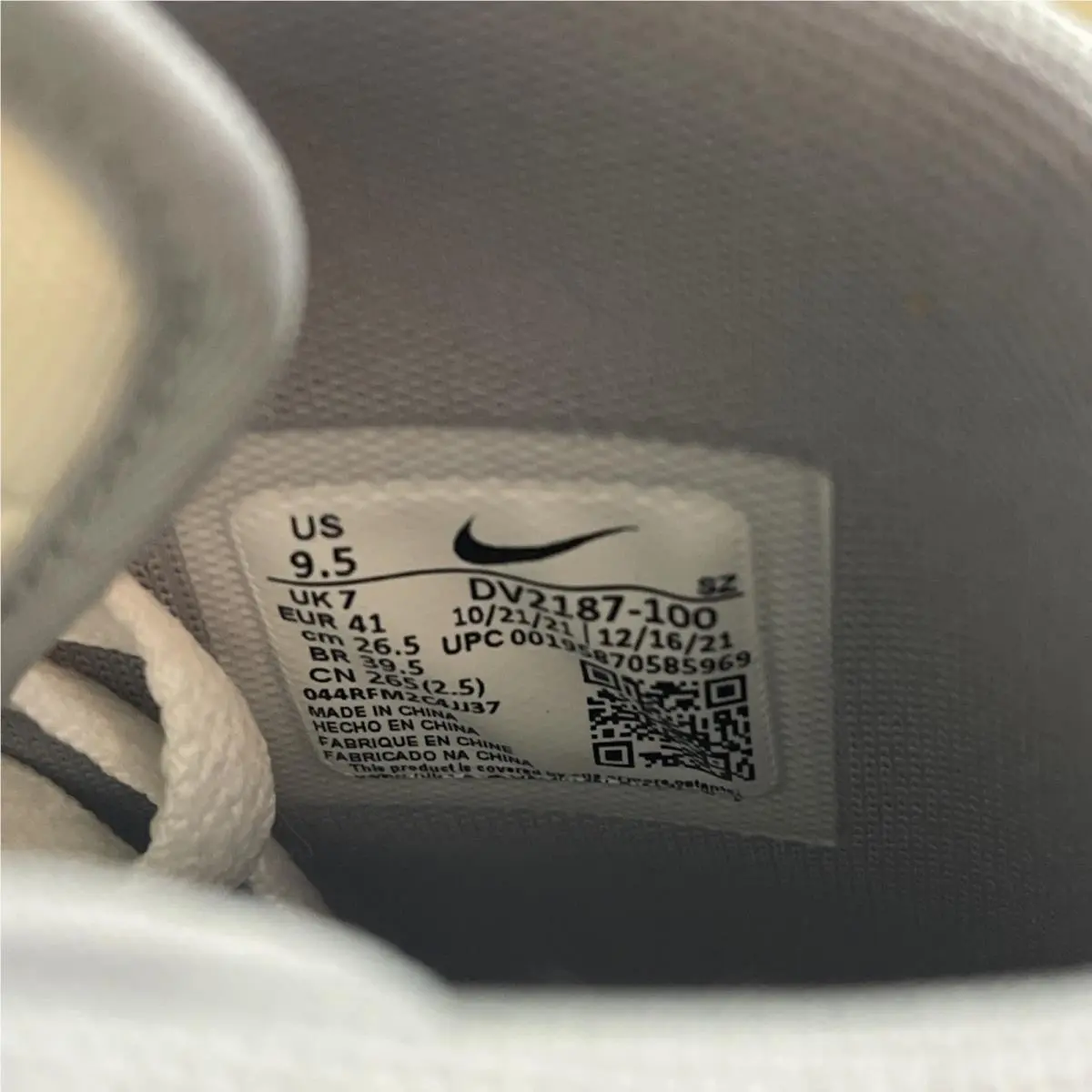 Nike shoes - Nike Air Force 1 High - DV2187-100 - White 4