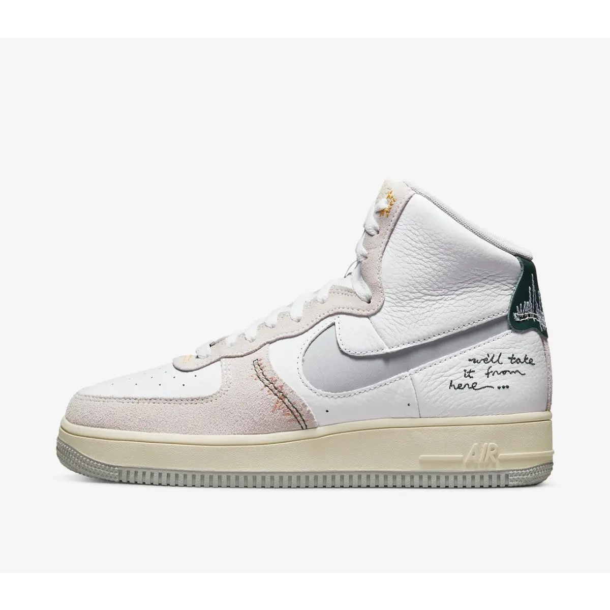 Nike Air Force 1 Sculpt White-grey Womens SZ 11.5 — Mens SZ 10 DV2187-100