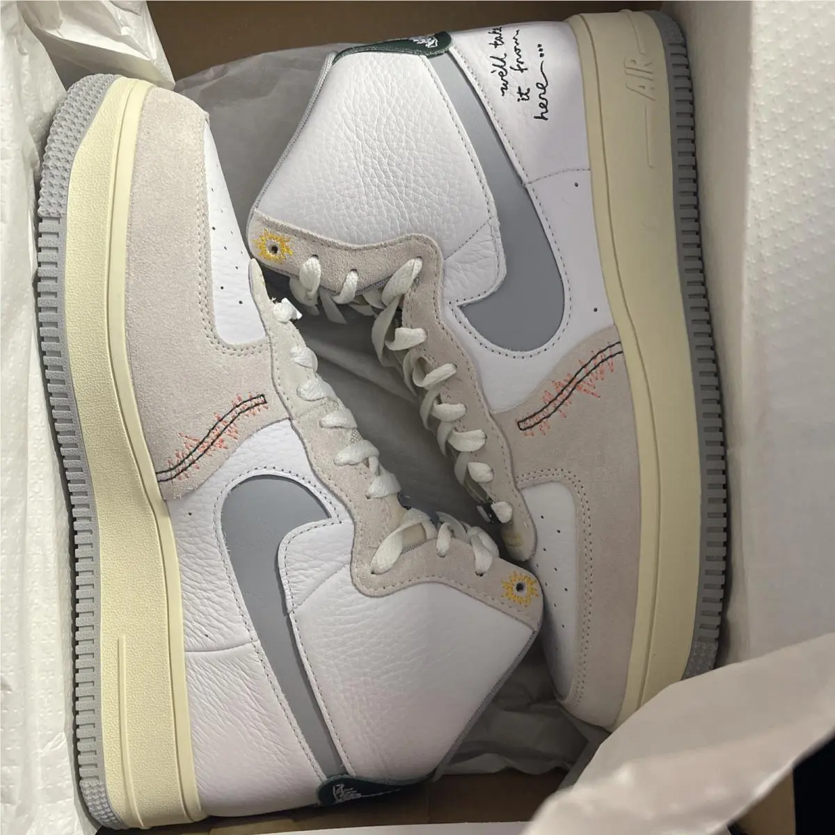 Nike shoes - Nike Air Force 1 High - DV2187-100 - White 5