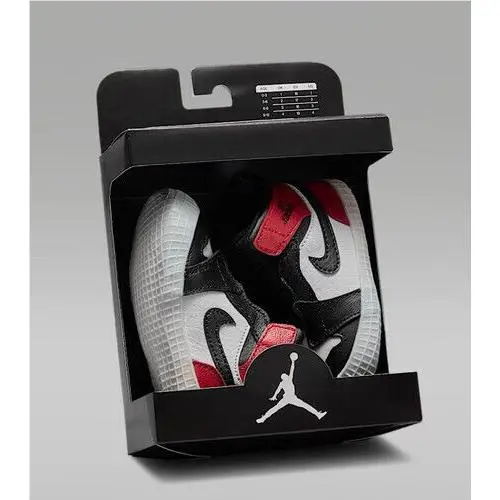 Nike Air Jordan 1 Retro High OG Black Toe 2C Reimagined Crib Bootie HJ9289 061 - Black