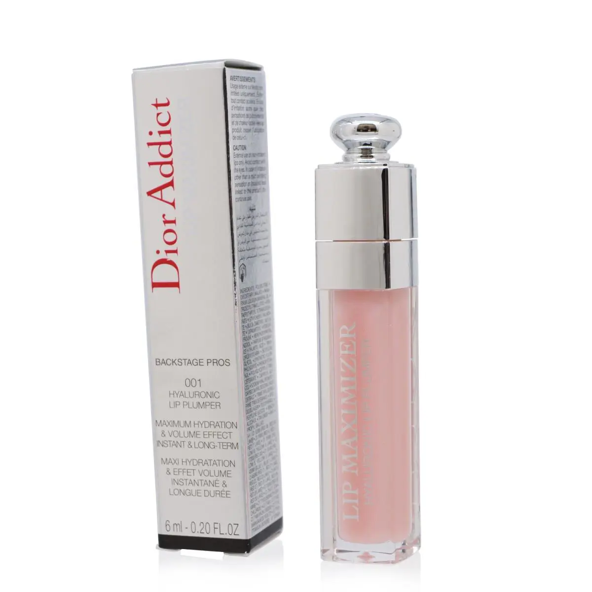 Addict Lip Maximizer by Christian  001 Pink 0.20 Oz by Dior