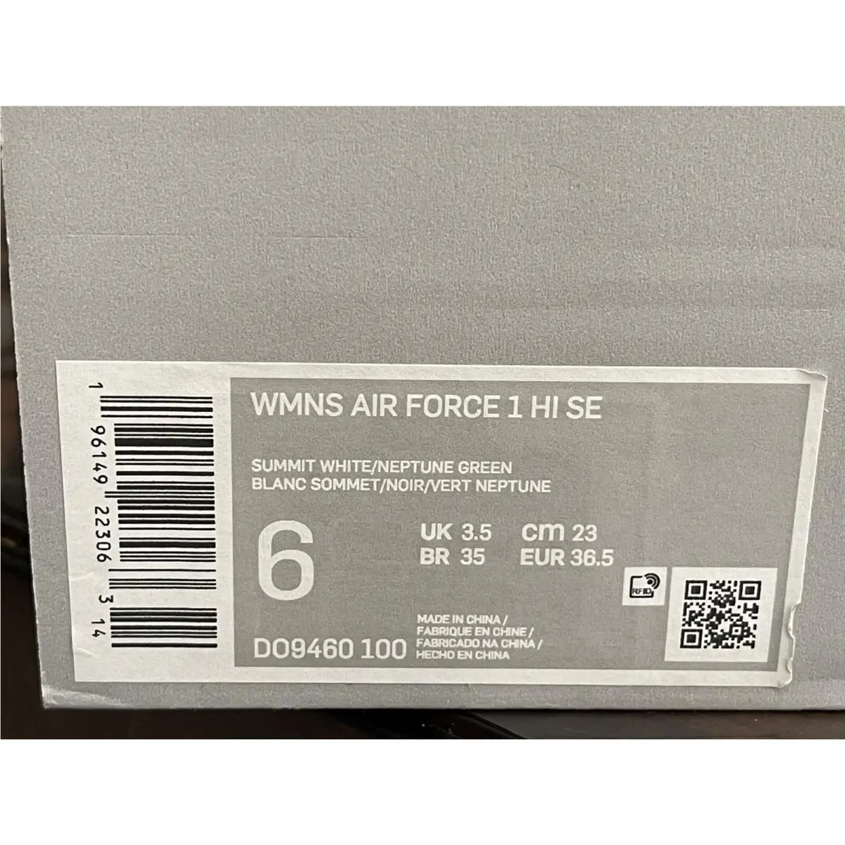 Nike shoes - Nike Air Force 1 - Air Force - DO9460-100 - Summit White, Manufacturer: Summit White (UPC: 0196149223063) 6