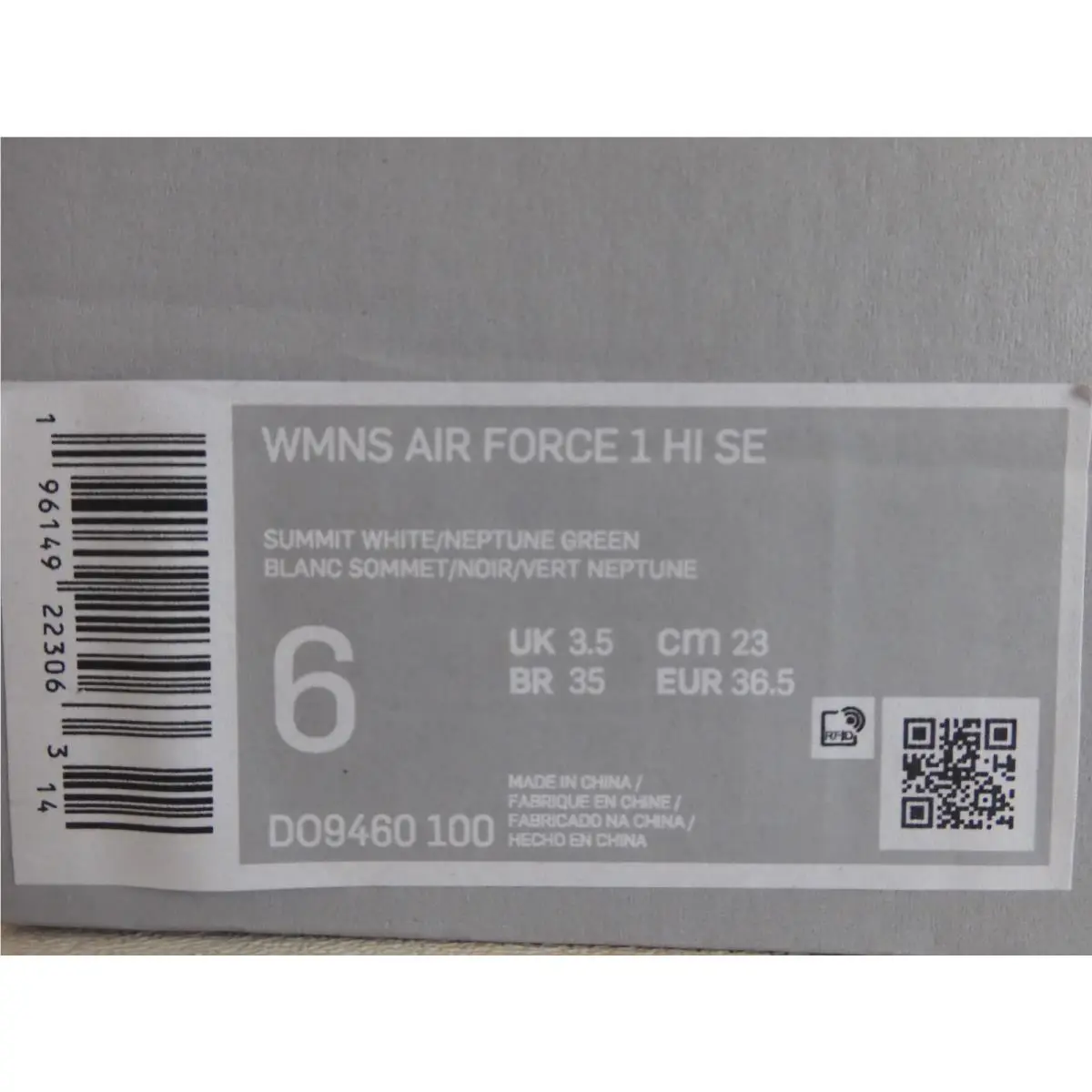 Nike shoes - Nike Air Force 1 High - DO9460-100 - White (UPC: 196149223063) 3
