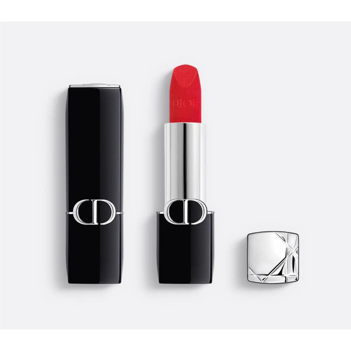 Rouge Dior Refillable Lipstick - Favorite 760 in Velvet Finish - Red