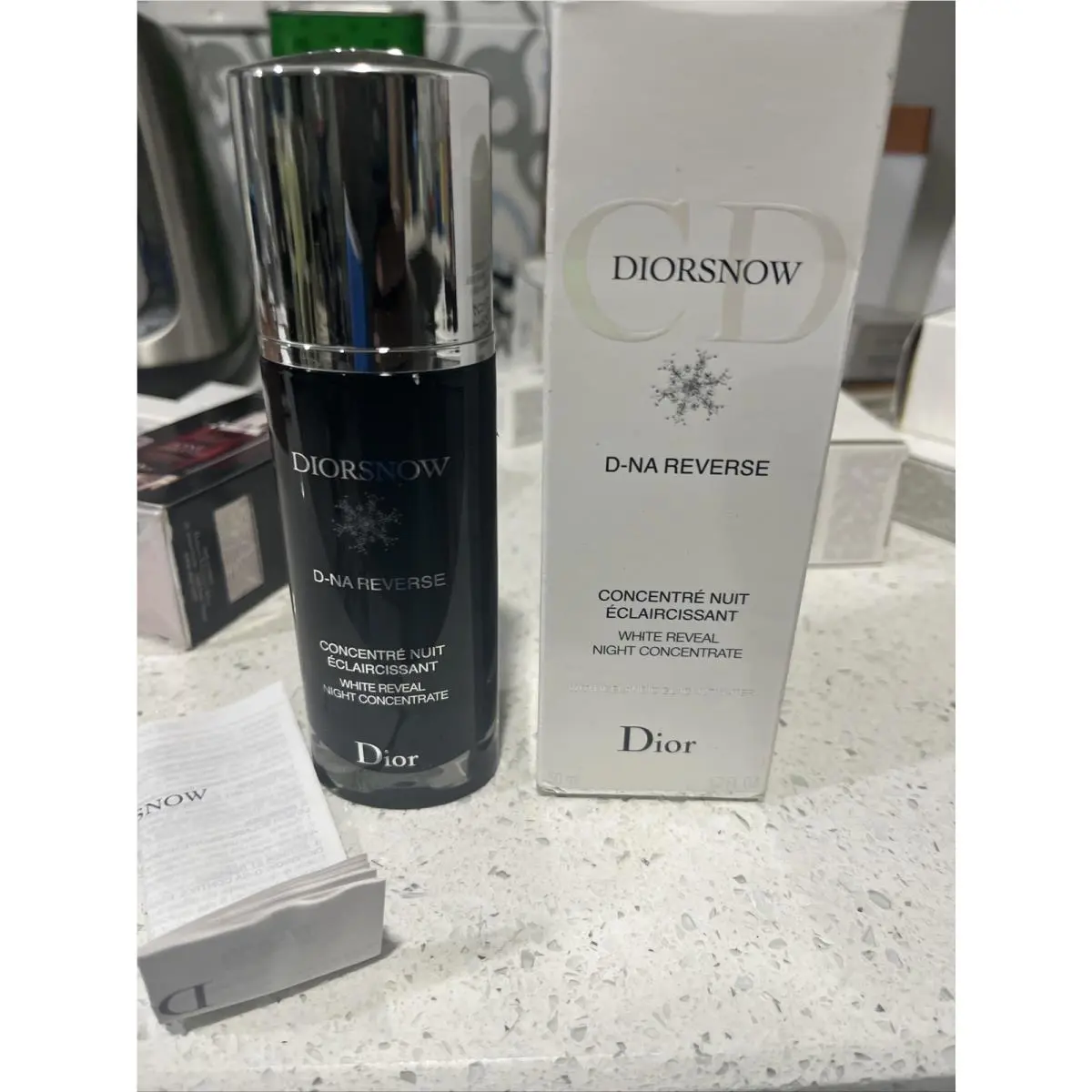 Christian Dior Diorsnow D-na Reverse Night Concentrate 1.7 OZ Unboxed