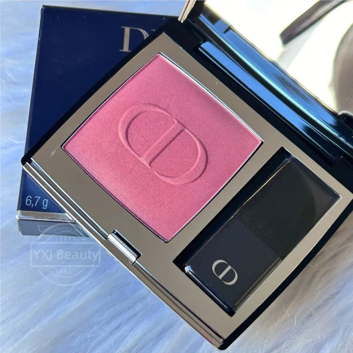 Rouge Longwear Couture Blush 219 Rose Montaigne Shimmer Full Size 6.7g by Dior